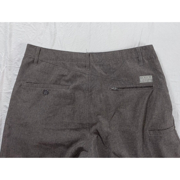 Volcom Surf&Turf 4-Way Stretch Hybrid Chino Shorts. Gray, Heather Men's 32. EUC! - Picture 5 of 5